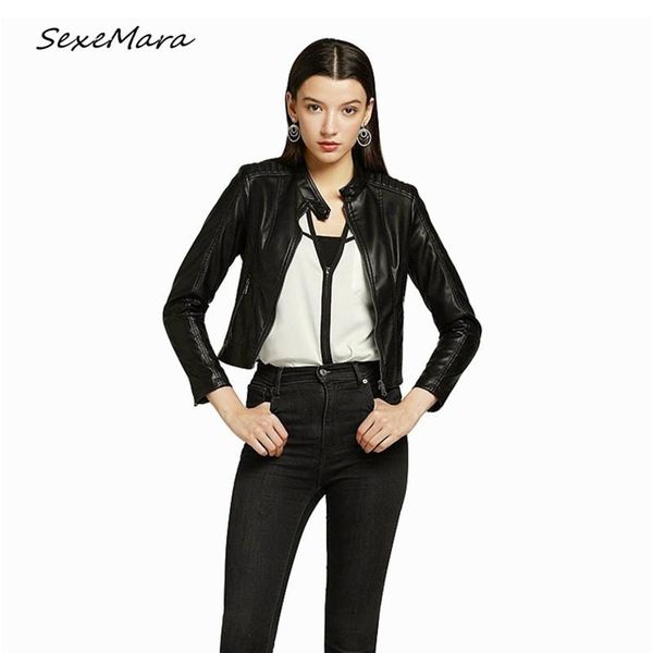 women's jackets 2021 autumn fashion women pu vintage zippers stand slim coats bomber, Black;brown
women's jackets 2021 autumn fashion women pu vintage zippers stand slim coats bomber, Black;brown