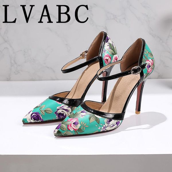 sweet printing with a pointed shallow mouth high-heeled ladies baotou sandals shoes plus size 33-42 45 47, Black
sweet printing with a pointed shallow mouth high-heeled ladies baotou sandals shoes plus size 33-42 45 47, Black