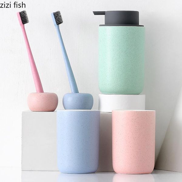 bath accessory set 5 piece frosted ceramics bathroom accessories soap dispenser/toothbrush holder/mouthwash cup/soap dish products
bath accessory set 5 piece frosted ceramics bathroom accessories soap dispenser/toothbrush holder/mouthwash cup/soap dish products