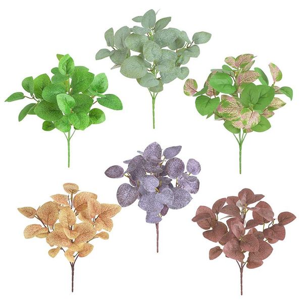 decorative flowers & wreaths artificial eucalyptus stem lifelike faux leaf silk cloth plant for wedding ornaments home supplies
decorative flowers & wreaths artificial eucalyptus stem lifelike faux leaf silk cloth plant for wedding ornaments home supplies