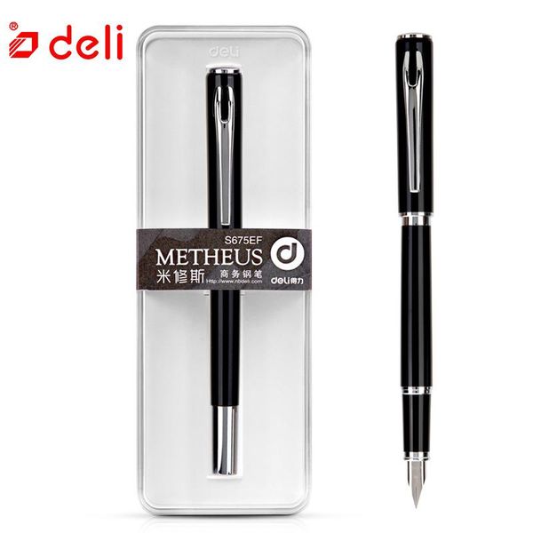 fountain pens deli metal pen 0.5mm ink luxury for writing extra fine students stationery school & office supplies
fountain pens deli metal pen 0.5mm ink luxury for writing extra fine students stationery school & office supplies