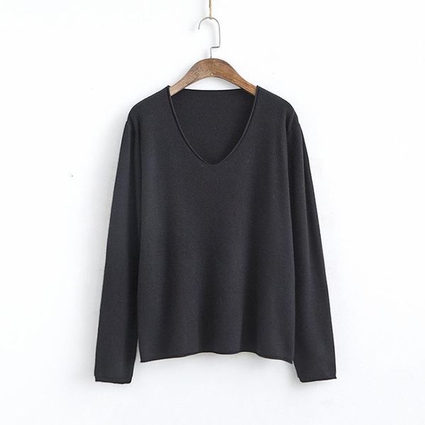 sweaters women winter pullover and big v neck solid knit jumpers autumn casual pull sweaters cashmere knitwear, White;black
sweaters women winter pullover and big v neck solid knit jumpers autumn casual pull sweaters cashmere knitwear, White;black