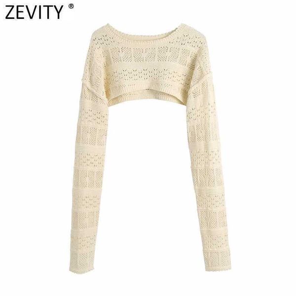 zevity women high street solid hollow out crochet loose knitting sweater female long sleeve chic pullovers crop sw819 210603, White;black
zevity women high street solid hollow out crochet loose knitting sweater female long sleeve chic pullovers crop sw819 210603, White;black