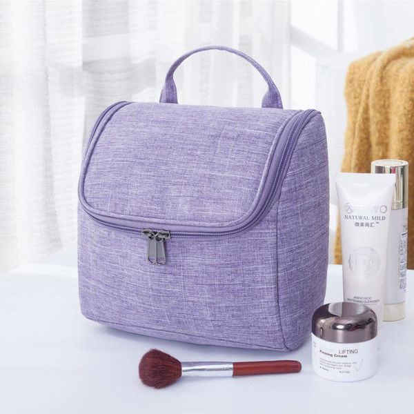 large capacity multi-function travel can be hanging wash cosmetics storage handbag casual oxford cloth professional makeup bag cosmetic bags
large capacity multi-function travel can be hanging wash cosmetics storage handbag casual oxford cloth professional makeup bag cosmetic bags