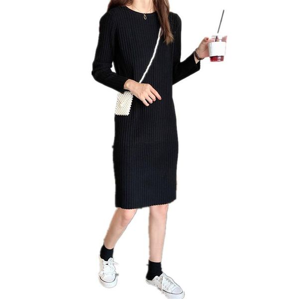 casual dresses women slim sweater dress 2021 knitted solid color fashion winter and autumn ladies, Black;gray
casual dresses women slim sweater dress 2021 knitted solid color fashion winter and autumn ladies, Black;gray
