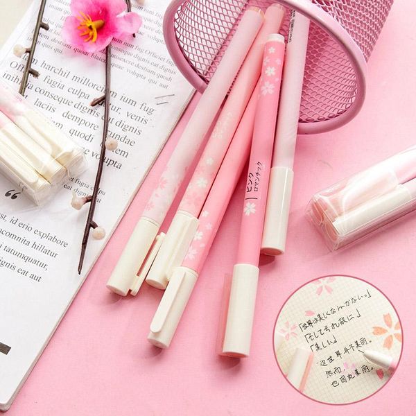 gel pens 2pcs/3pcs lovely cherry blossoms 0.38/0.5mm kawaii pink neutral for girls gifts school office supplies stationery
gel pens 2pcs/3pcs lovely cherry blossoms 0.38/0.5mm kawaii pink neutral for girls gifts school office supplies stationery