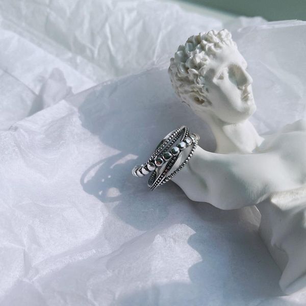 cluster rings silvology 925 sterling silver multi-layer bead for women vintage twist statement korea ladies 2021 fashion jewelry, Golden;silver
cluster rings silvology 925 sterling silver multi-layer bead for women vintage twist statement korea ladies 2021 fashion jewelry, Golden;silver