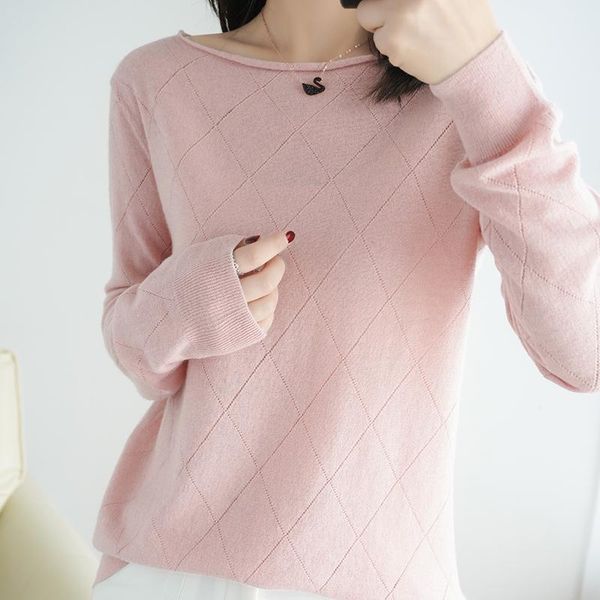women's sweaters europe and the united states trendy fashion wool sweater round neck knitted pullover loose autumn winter, White;black
women's sweaters europe and the united states trendy fashion wool sweater round neck knitted pullover loose autumn winter, White;black