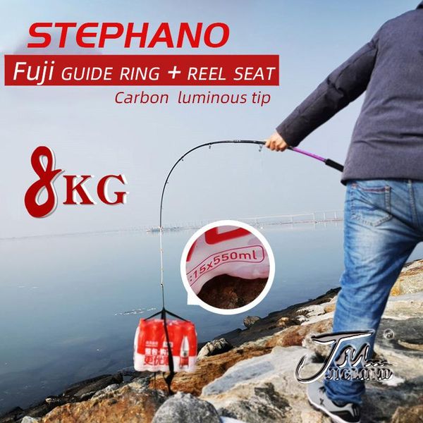 boat fishing rods stephano2.1m lure weight 100g - 350g and 150g 350gpurple rod suitable for offshore use s
boat fishing rods stephano2.1m lure weight 100g - 350g and 150g 350gpurple rod suitable for offshore use s