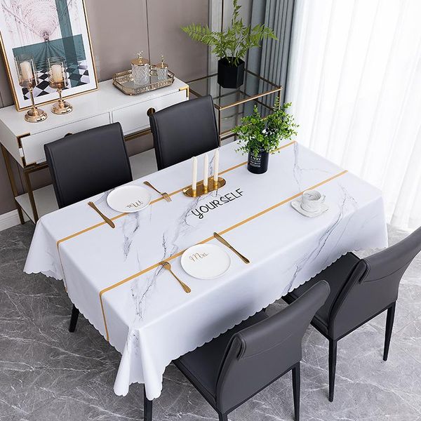 table cloth oilcloth tablecloth pvc track on the covers anti-stain waterproof home kitchen decoration white cloths 
table cloth oilcloth tablecloth pvc track on the covers anti-stain waterproof home kitchen decoration white cloths