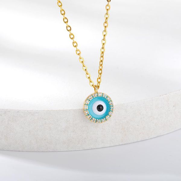 chains gothic blue evil eye pendants necklace for women men turkey eyes lucky choker stainless steel jewelry accessories, Silver
chains gothic blue evil eye pendants necklace for women men turkey eyes lucky choker stainless steel jewelry accessories, Silver