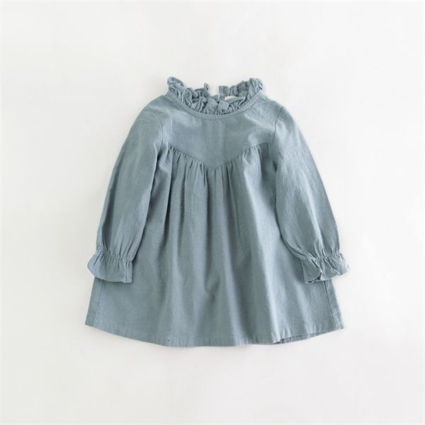 girl's dresses new autumn quality long sleeve cotton linen sweet pink green color baby children kids girls dress cute clothes c0223, Red;yellow
girl's dresses new autumn quality long sleeve cotton linen sweet pink green color baby children kids girls dress cute clothes c0223, Red;yellow