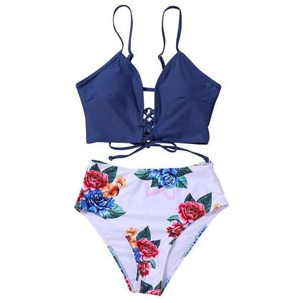 2pcs/set summer bikini set women romantic flower print bandage hollow swimsuit beachwear swimwear brazilian bathing suit one-piece suits
2pcs/set summer bikini set women romantic flower print bandage hollow swimsuit beachwear swimwear brazilian bathing suit one-piece suits