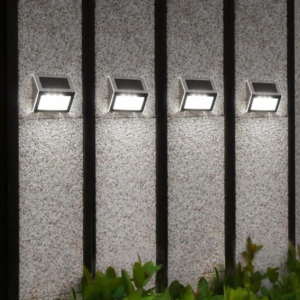 1/2pcs stair light solar outdoor garden stainless steel step aisle street wall lamps
1/2pcs stair light solar outdoor garden stainless steel step aisle street wall lamps