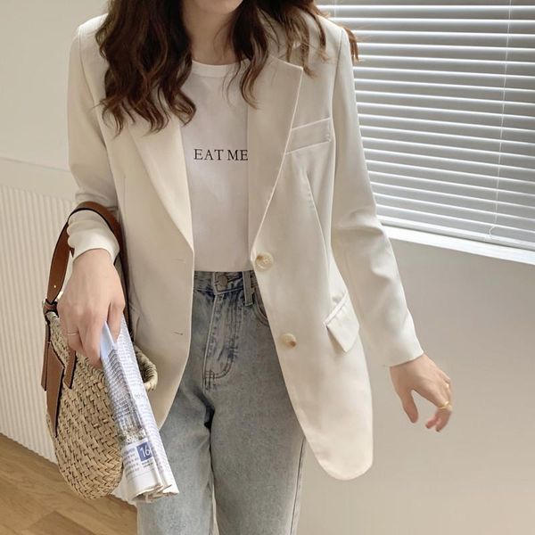 vintage single breasted office lady blazer women black casual full sleeve outwear blasers notched collar femme jacket women's suits & b, White;black
vintage single breasted office lady blazer women black casual full sleeve outwear blasers notched collar femme jacket women's suits & b, White;black