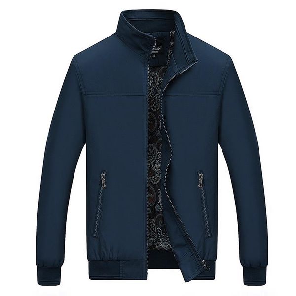 men's jackets autumn casual brand mens stand collar zipper male outerwear black clothing middle aged long sleeve coats oversized, Black;brown
men's jackets autumn casual brand mens stand collar zipper male outerwear black clothing middle aged long sleeve coats oversized, Black;brown
