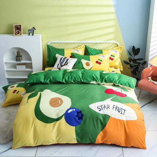 bedding sets high-count, high-density, light luxury, nordic style 100%cotton 4pcs, simple cotton avocado pattern
bedding sets high-count, high-density, light luxury, nordic style 100%cotton 4pcs, simple cotton avocado pattern