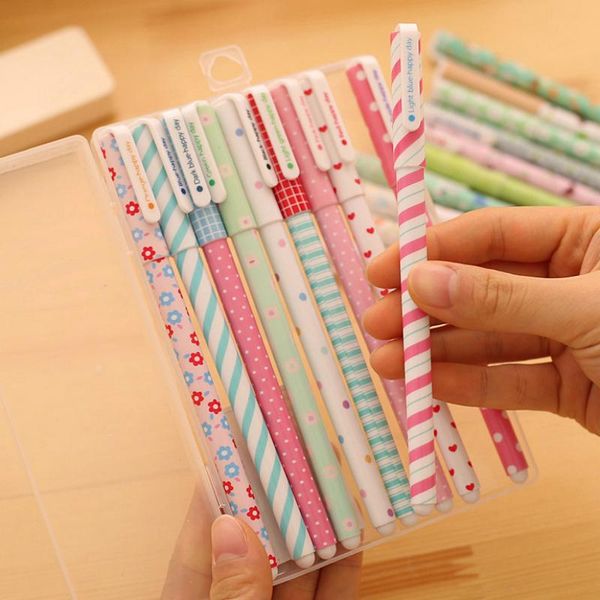gel pens 10pcs/lot kawaii fresh f1oral color pen cartoon student cute stationery school office supply scrapbooking writing accessory
gel pens 10pcs/lot kawaii fresh f1oral color pen cartoon student cute stationery school office supply scrapbooking writing accessory