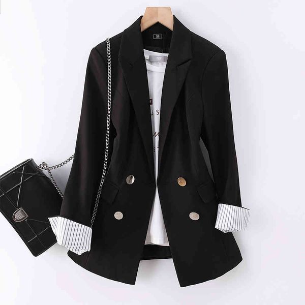 women's suits & blazers women solid blazer female fashion black apricot gray spring autumn coat new arrival outerwear loos, White;black
women's suits & blazers women solid blazer female fashion black apricot gray spring autumn coat new arrival outerwear loos, White;black