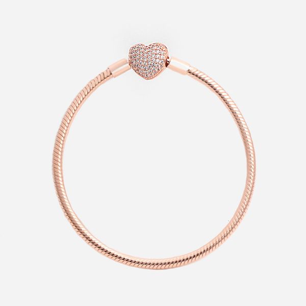 rose luxury fashion 18k gold cz diamond heart bracelets original box for pandora 925 silver smooth snake chain bracelet, Golden;silver
rose luxury fashion 18k gold cz diamond heart bracelets original box for pandora 925 silver smooth snake chain bracelet, Golden;silver