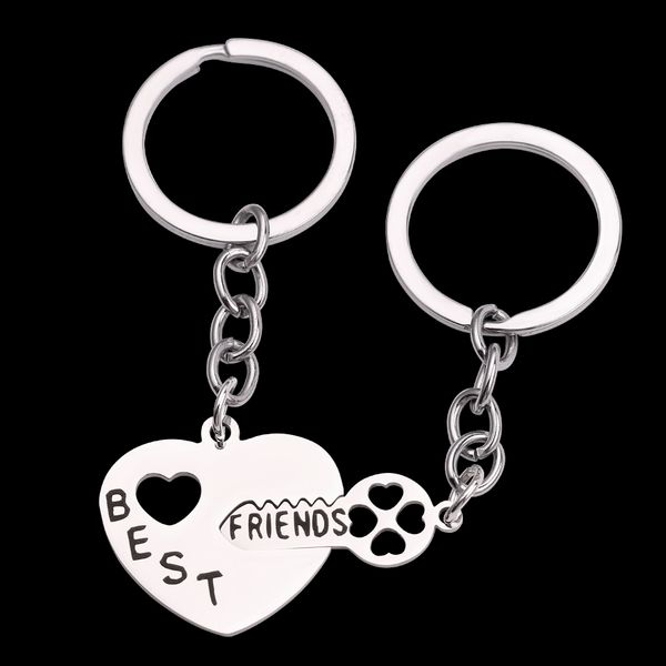 couple friends keychain key heart shape stainless steel key rings for men gift for friend drop shipping, Silver
couple friends keychain key heart shape stainless steel key rings for men gift for friend drop shipping, Silver