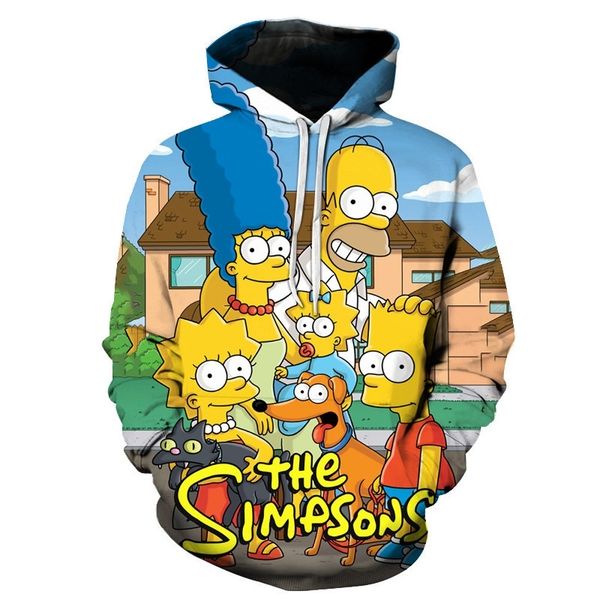 simpson cartoon cosplay men's casual creative sweater, Black
simpson cartoon cosplay men's casual creative sweater, Black