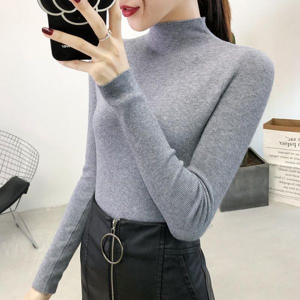 women's sweaters 2021 mock neck sweater women 's slim fit versatile fall and winter inner wear long sleeve bottoming, White;black
women's sweaters 2021 mock neck sweater women 's slim fit versatile fall and winter inner wear long sleeve bottoming, White;black