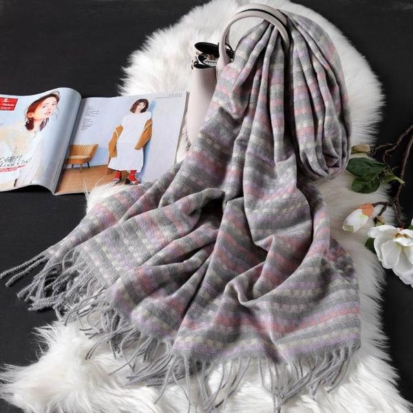 scarves student winter cashmere scarf female korean version japanese girl double-sided plaid wild shawl british fashion warm, Blue;gray
scarves student winter cashmere scarf female korean version japanese girl double-sided plaid wild shawl british fashion warm, Blue;gray