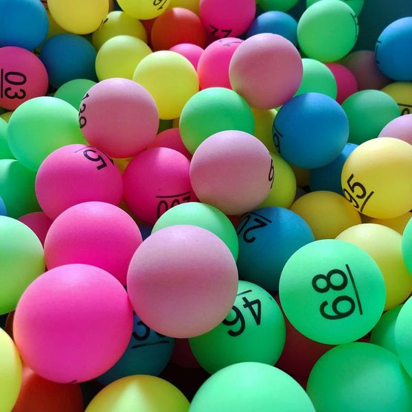 one pack colored pong number balls 40mm 2.3g entertainment mixed colors for game and activity advertisement table tennis 
one pack colored pong number balls 40mm 2.3g entertainment mixed colors for game and activity advertisement table tennis