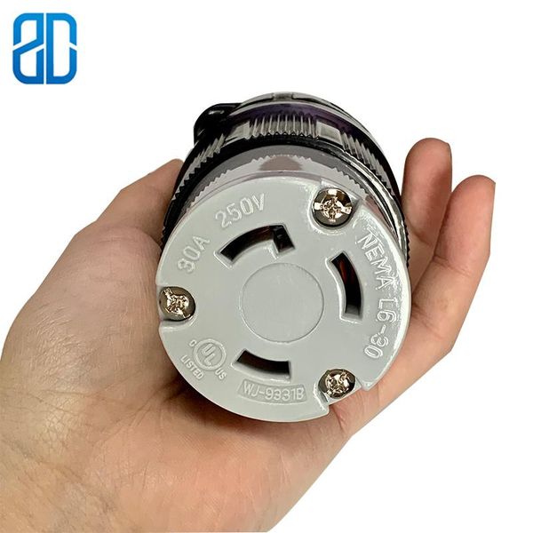 smart power plugs us nema l6-30r anti-drop industrial female groungding locking connector socket 2 pole 3 wire electrical plug 30a 250v
smart power plugs us nema l6-30r anti-drop industrial female groungding locking connector socket 2 pole 3 wire electrical plug 30a 250v