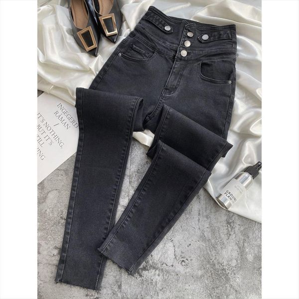 pants black gray high waist womens jeans tappered pencil pantalones vaqueros mujer, Blue
pants black gray high waist womens jeans tappered pencil pantalones vaqueros mujer, Blue