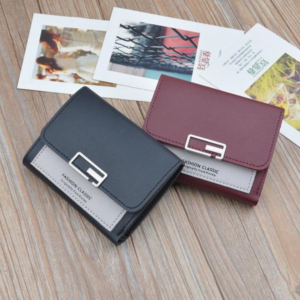 wallets and south korea version of the small pure fresh lovely students wallet contracted fashion change purse, Red;black
wallets and south korea version of the small pure fresh lovely students wallet contracted fashion change purse, Red;black