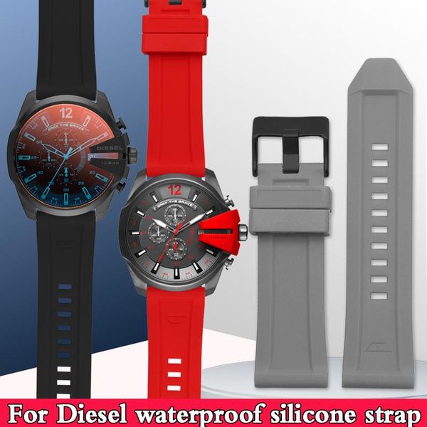 watch bands silicone watchband 26mm band accessories strap rubber bracelet belt waterproof for dz4318 4476 4496, Black;brown
watch bands silicone watchband 26mm band accessories strap rubber bracelet belt waterproof for dz4318 4476 4496, Black;brown