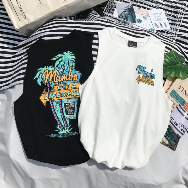 men' tank summer sleeveless undershirt vest men loose gym sport jogging casual printing boys fashion trend wholesale, White;black
men' tank summer sleeveless undershirt vest men loose gym sport jogging casual printing boys fashion trend wholesale, White;black