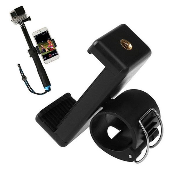 selfie monopods mobile phone holder mount bracket 1/4" universal screw monopod handlebar clamp for camera tripod
selfie monopods mobile phone holder mount bracket 1/4" universal screw monopod handlebar clamp for camera tripod