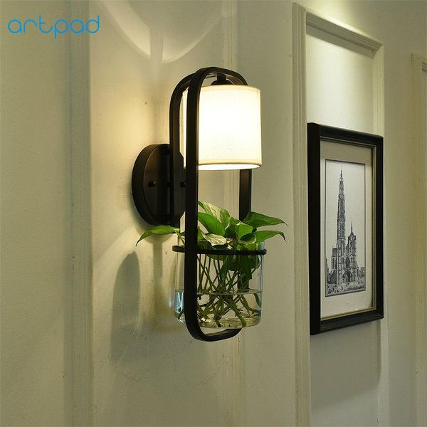 wall lamp chinese lamps indoor modern with watering plant glass pots cloth shade metal base coffee restaurant lighitng decor
wall lamp chinese lamps indoor modern with watering plant glass pots cloth shade metal base coffee restaurant lighitng decor
