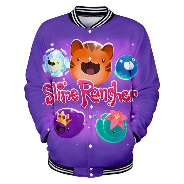 men's jackets anime slime rancher sweatshirt 3d kawaii tracksuit baseball jacket women/men harajuku streetwear simulation game clothes, Black;brown
men's jackets anime slime rancher sweatshirt 3d kawaii tracksuit baseball jacket women/men harajuku streetwear simulation game clothes, Black;brown