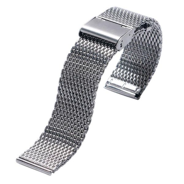 watch bands fashion silver hook buckle band stainless steel mesh 20mm 22mm strap bracelet + 2 spring bars, Black;brown
watch bands fashion silver hook buckle band stainless steel mesh 20mm 22mm strap bracelet + 2 spring bars, Black;brown