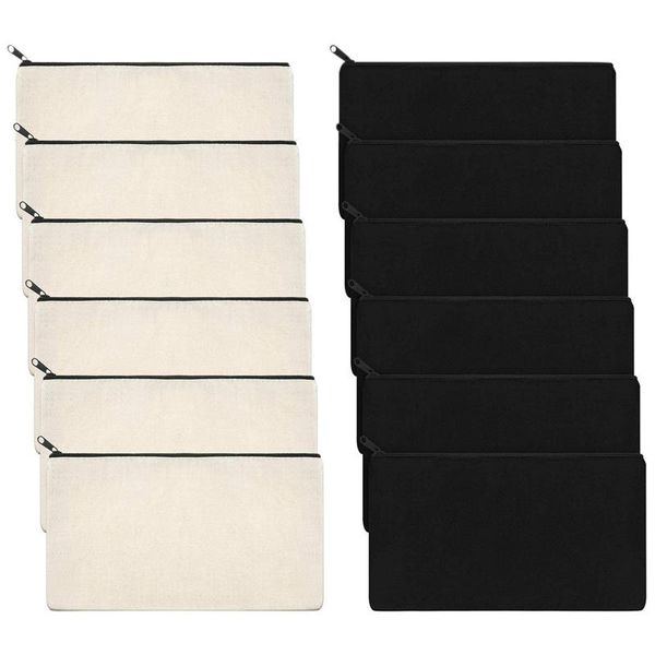 canvas cosmetic bag, zipper pen diy crafts bag for travel (black and white, 12 pieces) pencil bags
canvas cosmetic bag, zipper pen diy crafts bag for travel (black and white, 12 pieces) pencil bags