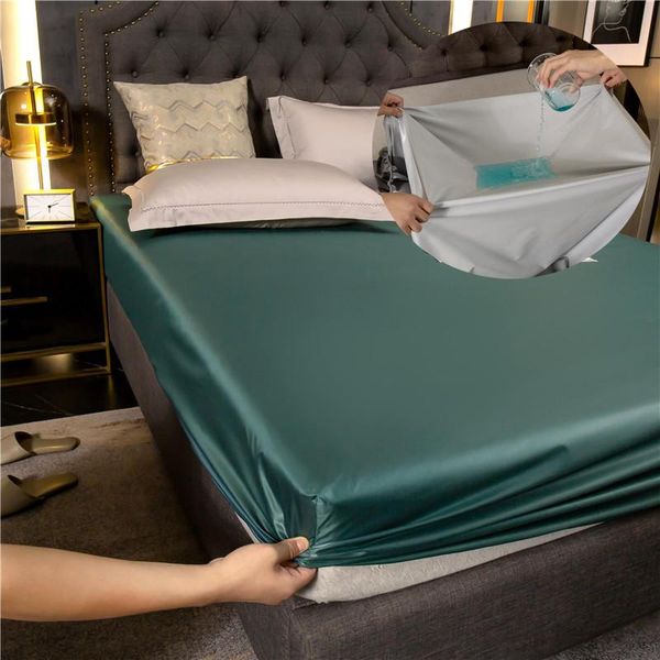sheets & sets bonenjoy waterproof bed linen with elatic queen/king size satin polyester drap housse 140x190 fitted sheet (no case)
sheets & sets bonenjoy waterproof bed linen with elatic queen/king size satin polyester drap housse 140x190 fitted sheet (no case)