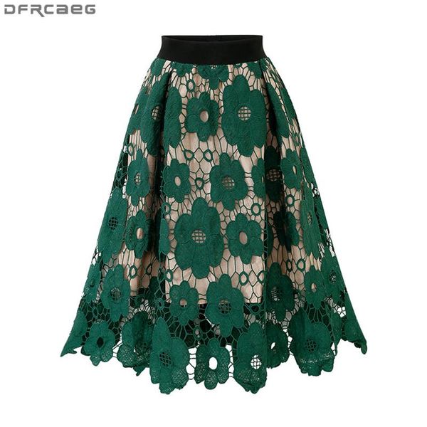 skirts high waist boho lace skirt women summer saia midi european style jupe tulle femme hollow out black green faldas vintage
skirts high waist boho lace skirt women summer saia midi european style jupe tulle femme hollow out black green faldas vintage