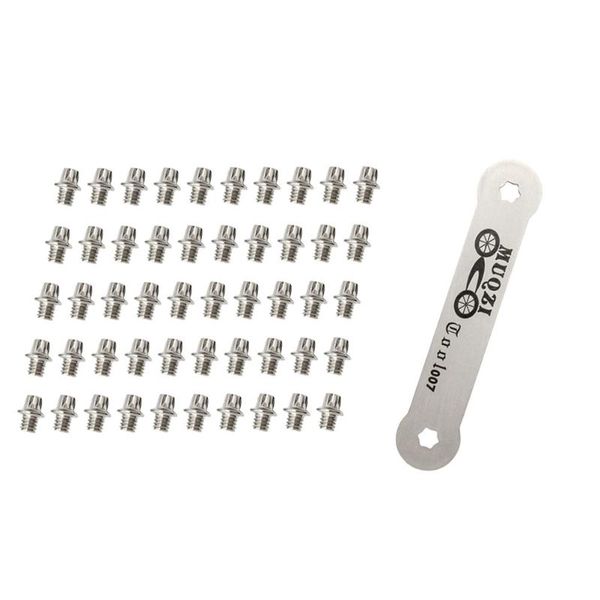 bike pedals 51pcs practical bicycles pedal bolts anti skid nails accessories (silver)
bike pedals 51pcs practical bicycles pedal bolts anti skid nails accessories (silver)