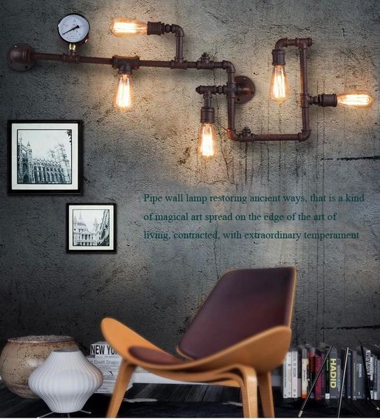 ledream fashion wroguht iron water pipe wall lamp vintage aisle lights loft edison incandescent light bulb lamps
ledream fashion wroguht iron water pipe wall lamp vintage aisle lights loft edison incandescent light bulb lamps