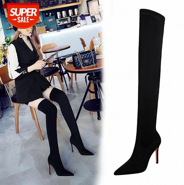 315-9 european and american style fashion high-heeled stretch lycra stiletto nightclub pedicure over-the-knee boots #2n0x
315-9 european and american style fashion high-heeled stretch lycra stiletto nightclub pedicure over-the-knee boots #2n0x