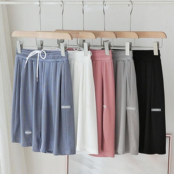 women's shorts 2021 summer cycling high waist harajuku sports fashion plus size solid loose sweatpants ladies casual streetwear, White;black
women's shorts 2021 summer cycling high waist harajuku sports fashion plus size solid loose sweatpants ladies casual streetwear, White;black