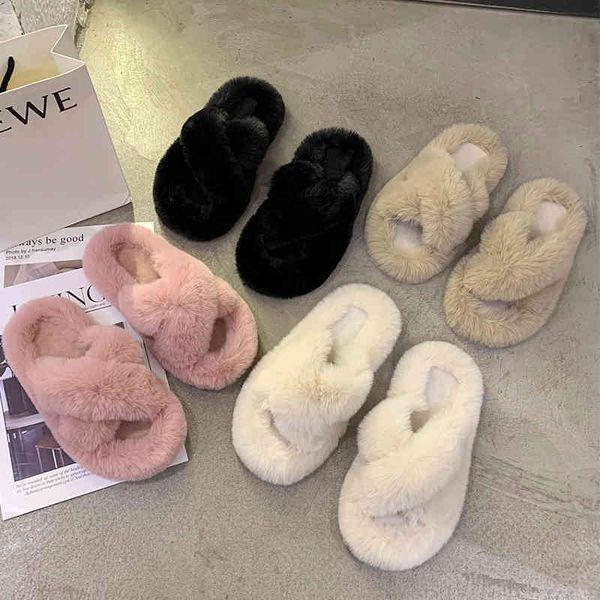winter women cross house furry slippers fashion faux fur warm sho slip on flats female home open toe pink psh, Black
winter women cross house furry slippers fashion faux fur warm sho slip on flats female home open toe pink psh, Black