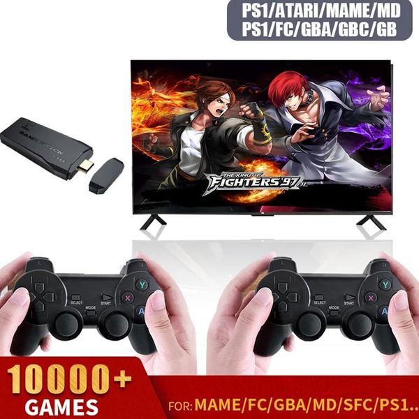 video game consoles built-in 10000 games retro console with wireless controller stickers for ps1/gba portable players
video game consoles built-in 10000 games retro console with wireless controller stickers for ps1/gba portable players