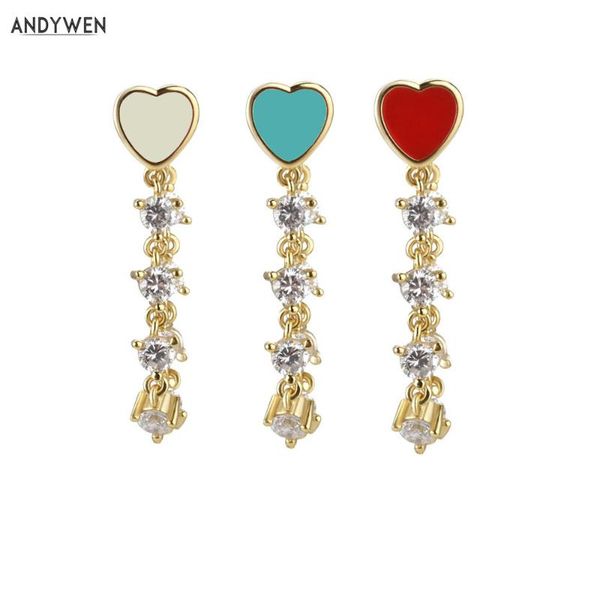 sterling silver single gold red enamel long chain stud earring crystal cz zircon 2021 fashion women jewelry, Golden;silver
sterling silver single gold red enamel long chain stud earring crystal cz zircon 2021 fashion women jewelry, Golden;silver