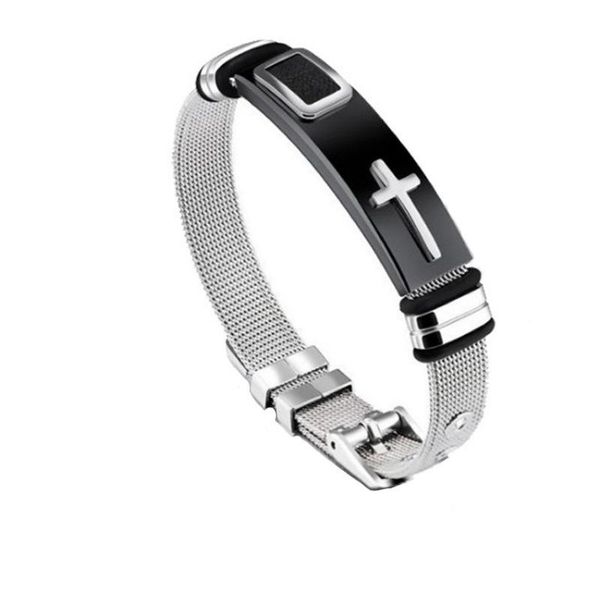 charm bracelets 2021 fashion titanium steel mesh belt stainless bracelet gold cross men's hip-hop jewelry holiday gift, Golden;silver
charm bracelets 2021 fashion titanium steel mesh belt stainless bracelet gold cross men's hip-hop jewelry holiday gift, Golden;silver