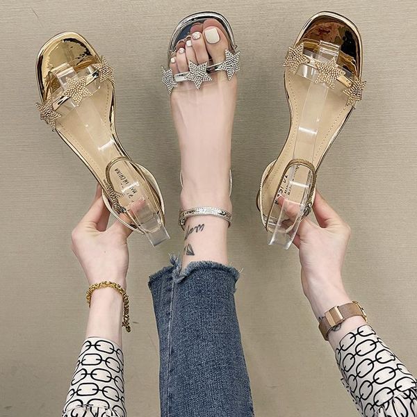 sandals thick heel summer rhinestone transparent female buckle high zapatos de mujer plataforma sandalia, Black
sandals thick heel summer rhinestone transparent female buckle high zapatos de mujer plataforma sandalia, Black